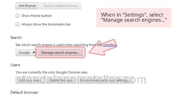 Manage Search Engine