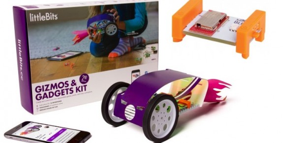 Kids can now control their creations from an Android phone/tablet as LittleBits adds Bluetooth LE