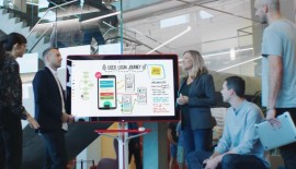 Google’s Jamboard is an all-new 55-inch 4K touchscreen whiteboard ideal for team collaboration in