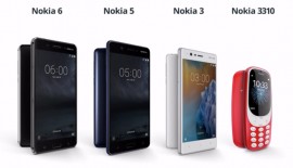 Nokia announces 3 Android phones and New 3310