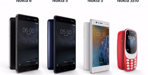 Nokia announces 3 Android phones and New 3310