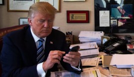 Trump still holding onto his unsecured Android phone