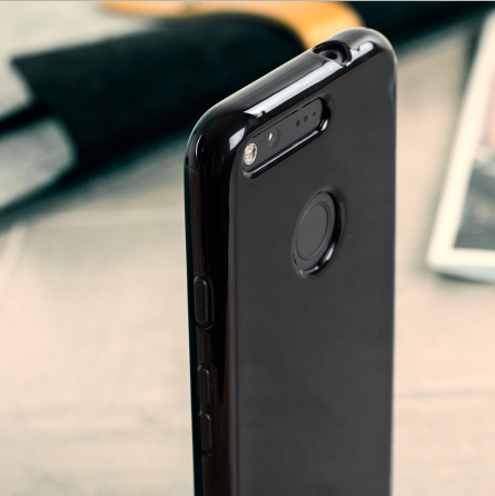 The FlexiShield Solid Black Gel Case